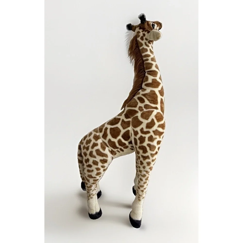 Melissa & Doug Giant Giraffe - Lifelike Plush Stuffed Animal (over 4 feet tall)